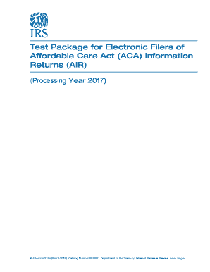 Test Package for ACA Information Returns