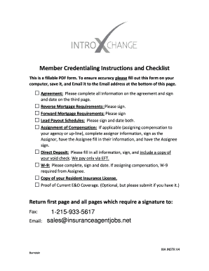 IntroductionXchange Member Agreement