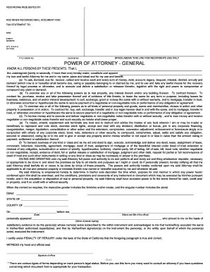 General Power of Attorney