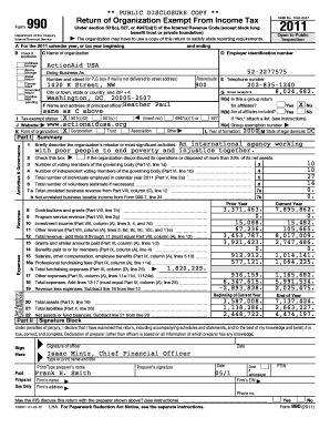 IRS Form 990 2011
