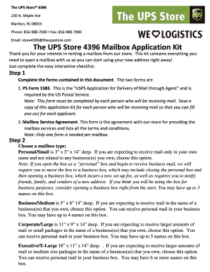 USPS Mailbox Application Kit