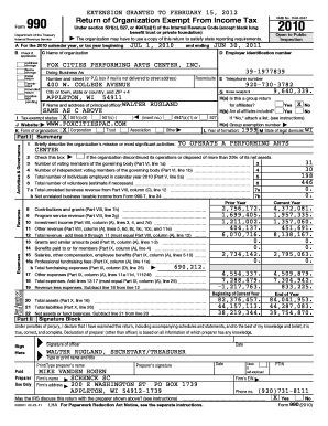 IRS Form 990 2010