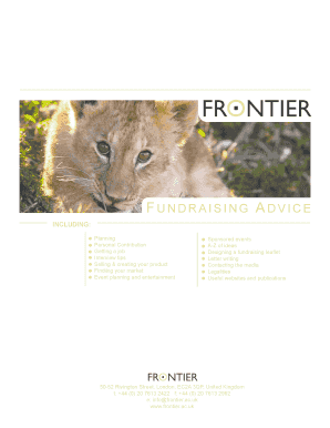 FUNDRAISING A - Frontier - frontier ac