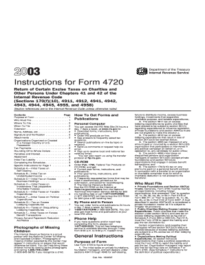 Instructions for Form 4720