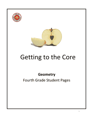 Fourth Grade Geometry Worksheet