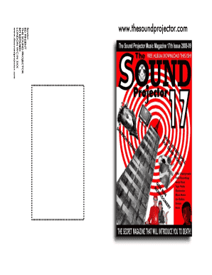The Sound Projector Magazine Order Form