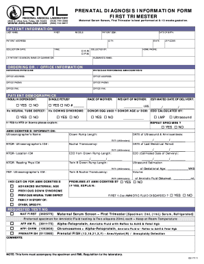 Prenatal Diagnosis Information Form