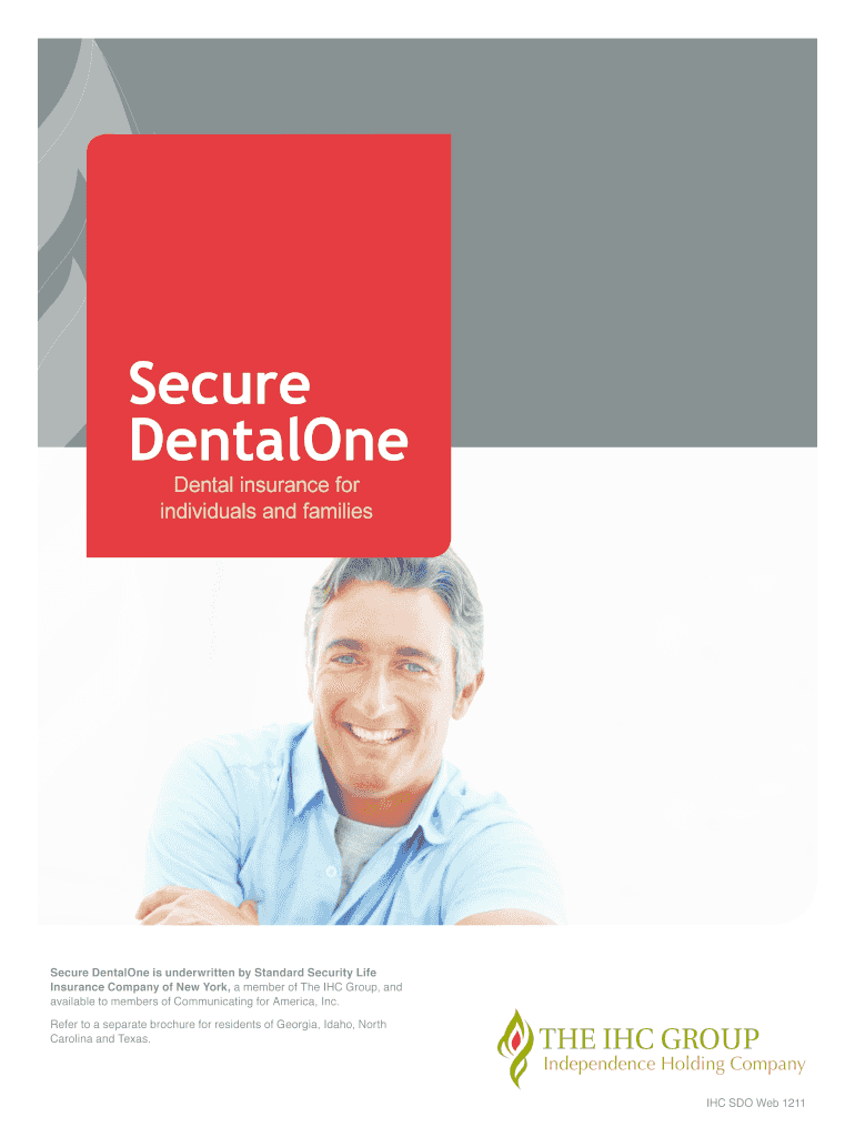 Fillable Online Secure DentalOne Visitors Insurance Fax Email Print