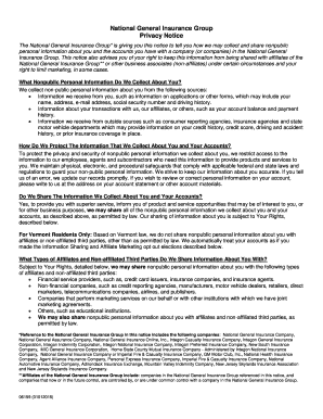 National General Insurance Privacy Notice