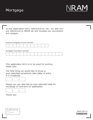 Mortgage Application Form
