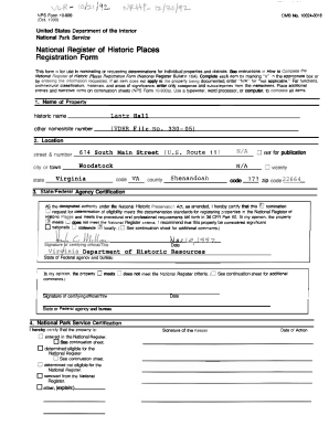 National Register of Historic Places Registration Form