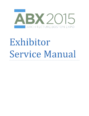 Exhibitor Service Manual - abexpocom