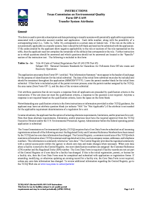 Texas Transfer System Attributes Form OP-UA55