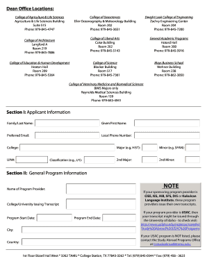 Transfer Credit Study Abroad Pre-Approval Form