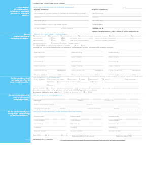 Customer Account Application