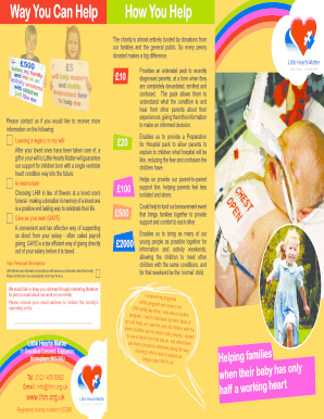 Little Hearts Matter Donation Form