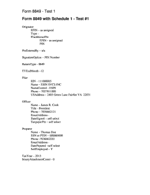 Form 8849 Claim for Refund of Excise Taxes
