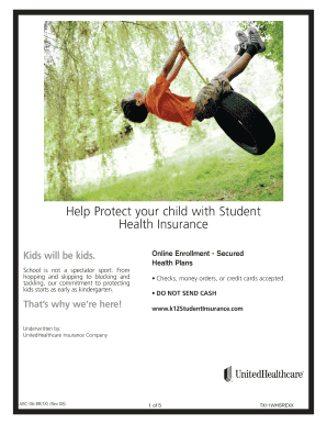 Student Health Insurance Enrollment Form