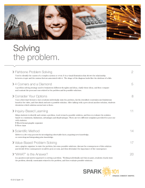 Fishbone Problem Solving Template