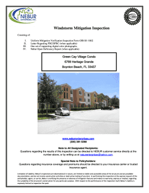 Uniform Mitigation Verification Inspection Form