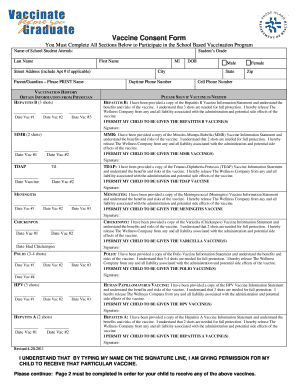 Vaccine Consent Form