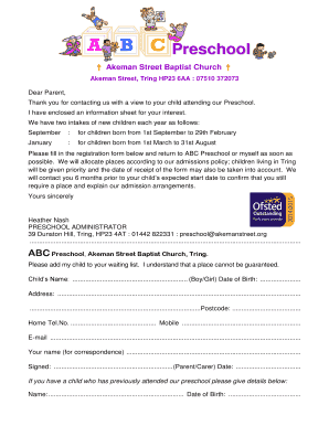 Form preview