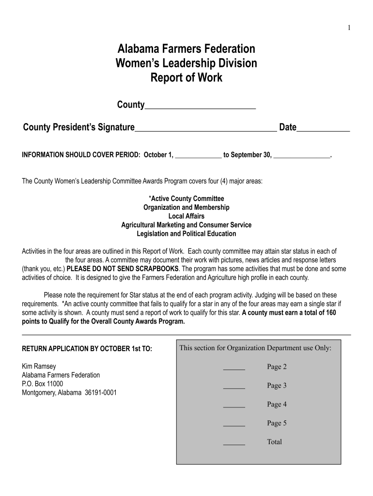 alabama report work alfa farmers womens Preview on Page 1
