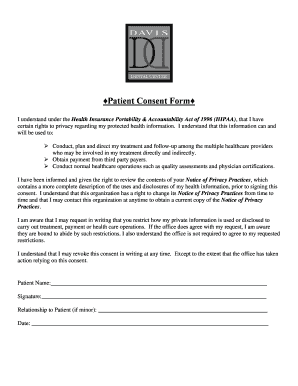 Patient Consent Form