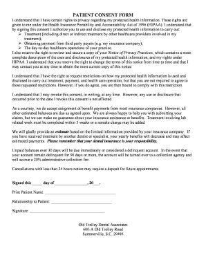 Patient Consent Form