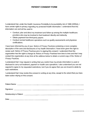 Patient Consent Form