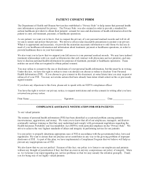 Patient Consent Form for Health Information Disclosure