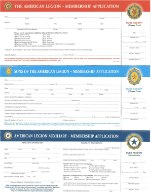 American Legion Membership Application