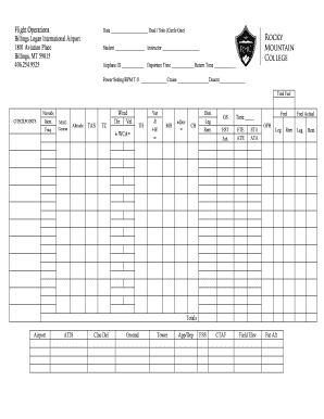 Flight Operations Log