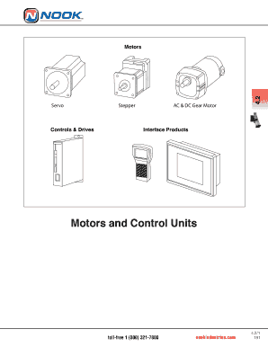 Request for Quotation for Motors and Control Units