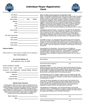 Waiver of Liability and Assumption of Risk