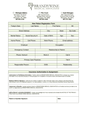 New Patient Registration Form
