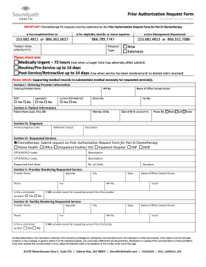 Prior Authorization Request Form for Medicare Advantage