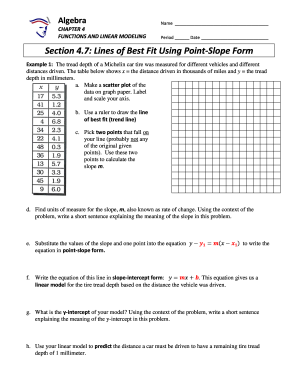 CHAPTER 4 FUNCTIONS AND LINEAR MODELING Section 47 Lines - liberty kernhigh