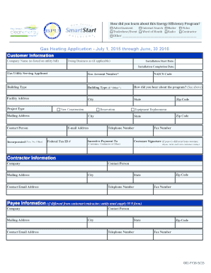 New Jersey Gas Heating Application