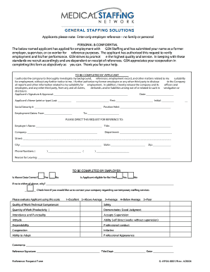 Reference Request Form
