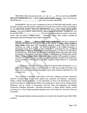 West Virginia Real Estate Deed