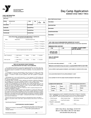 Day Camp Application