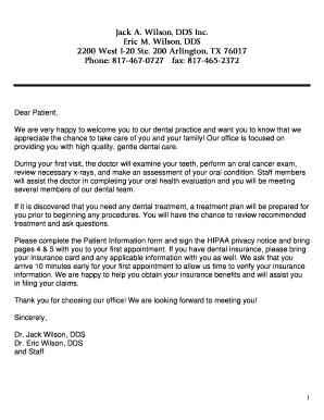 HIPAA Privacy Notice Form