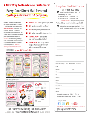 Every-Door Direct Mail Postcard