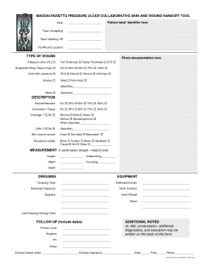 Massachusetts Pressure Ulcer Handoff Tool
