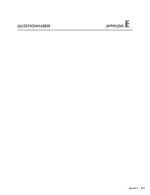 Bangladesh Household Questionnaire