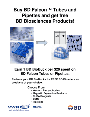 BD BioBucks Program Enrollment Form
