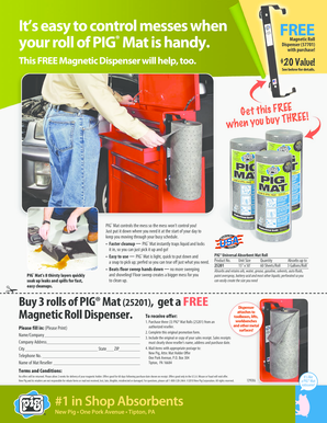 PIG Mat Promotion Form