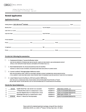 Rental Application Form