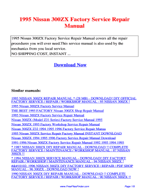 Lance writer contract template word - 1995 Nissan 300ZX Factory Service Repair Manual. 1995 Nissan 300ZX Factory Service Repair Manual